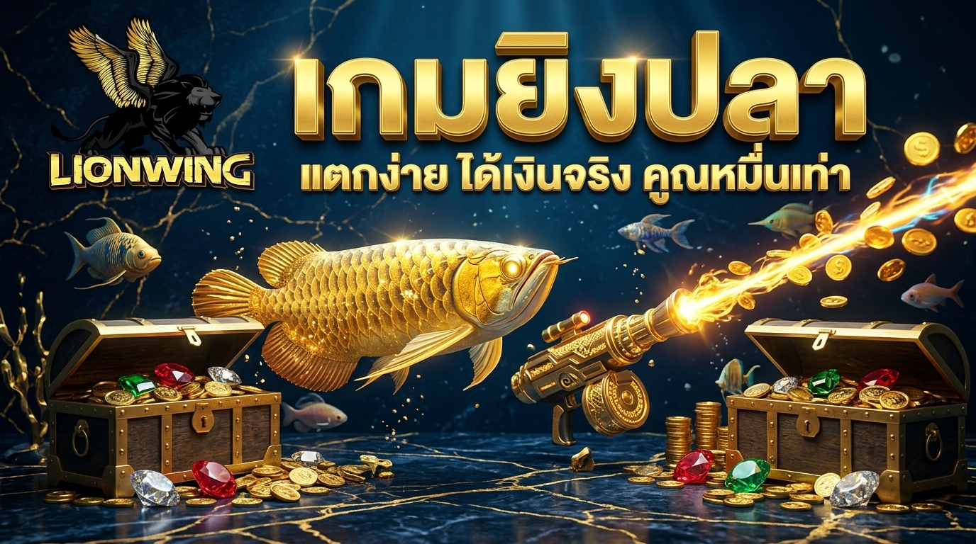 เกมยิงปลา แตกง่าย ได้เงินจริง คูณหมื่นเท่า Lionwing